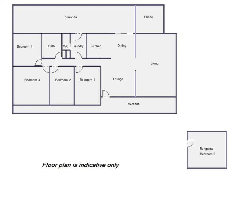 Floorplan of Homely house listing, 6118 Calder Highway, Inglewood VIC 3517