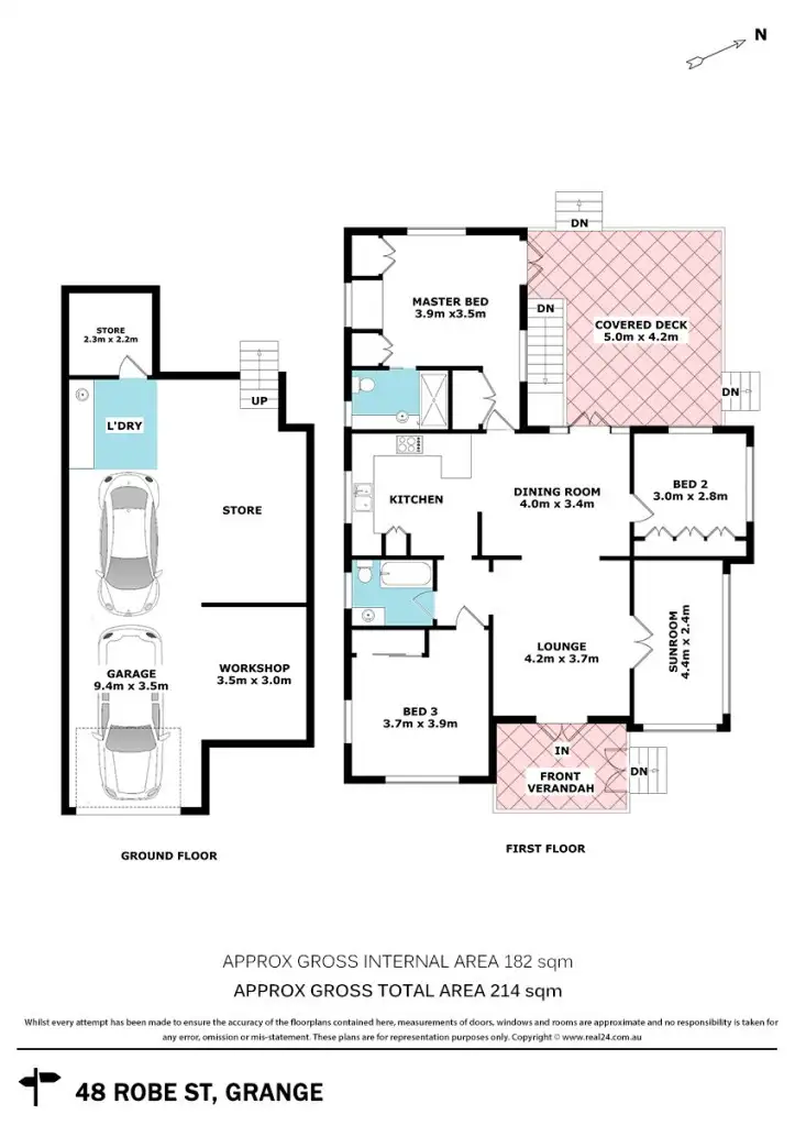 Floorplan of Homely house listing, 48 Robe Street, Grange QLD 4051