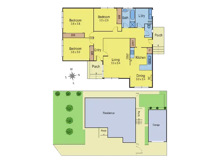 Floorplan of Homely house listing, 9 Kincaid Court, Norlane VIC 3214