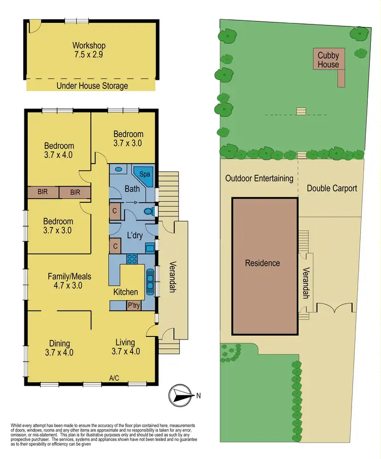 Floorplan of Homely house listing, 38 Bruce Street, Diamond Creek VIC 3089