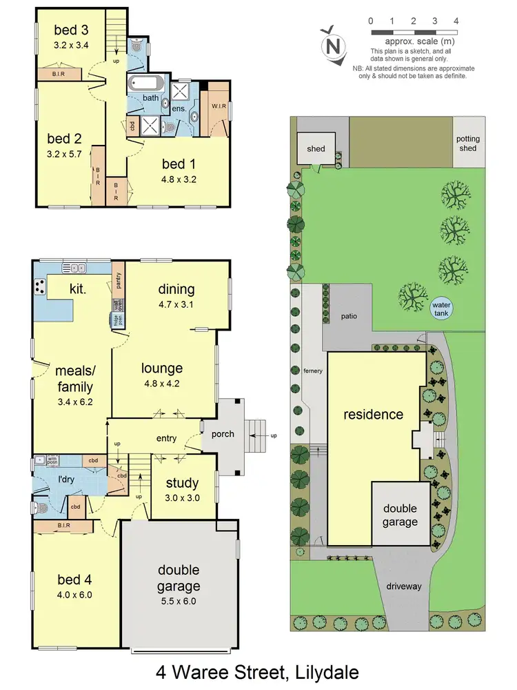 Floorplan of Homely house listing, 4 Waree Street, Lilydale VIC 3140