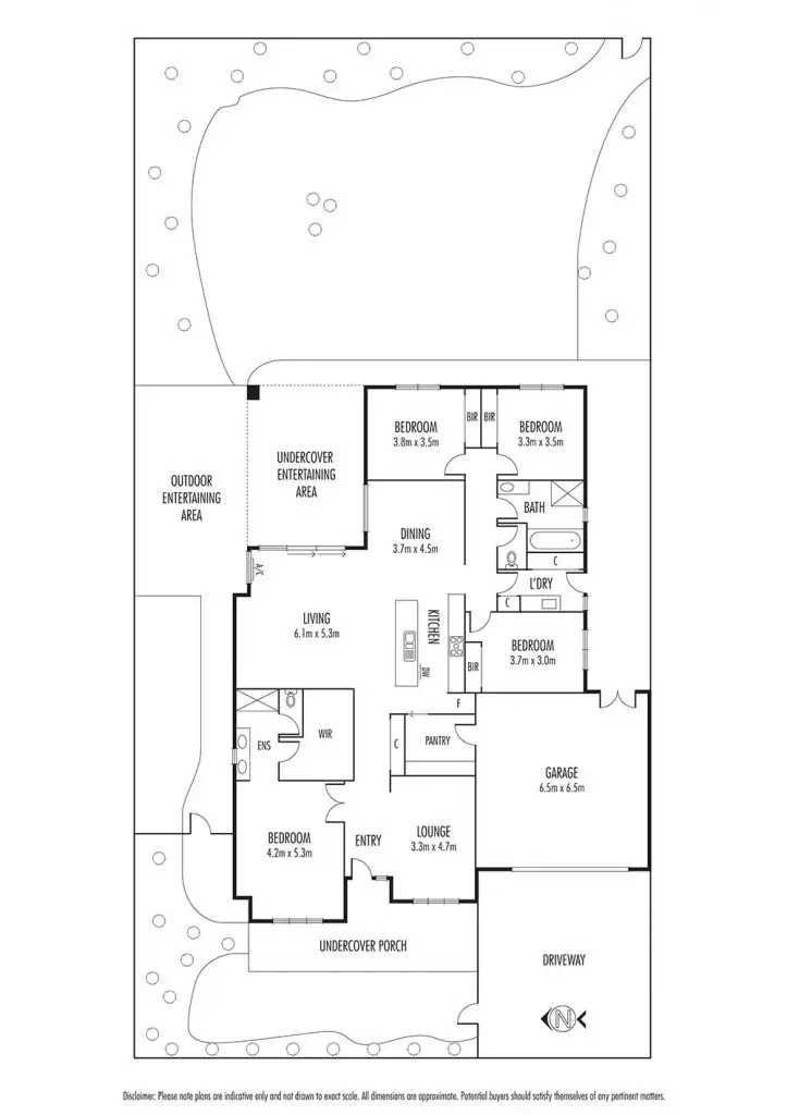 Floorplan of Homely house listing, 14 Eaglehawk Boulevard, Eynesbury VIC 3338