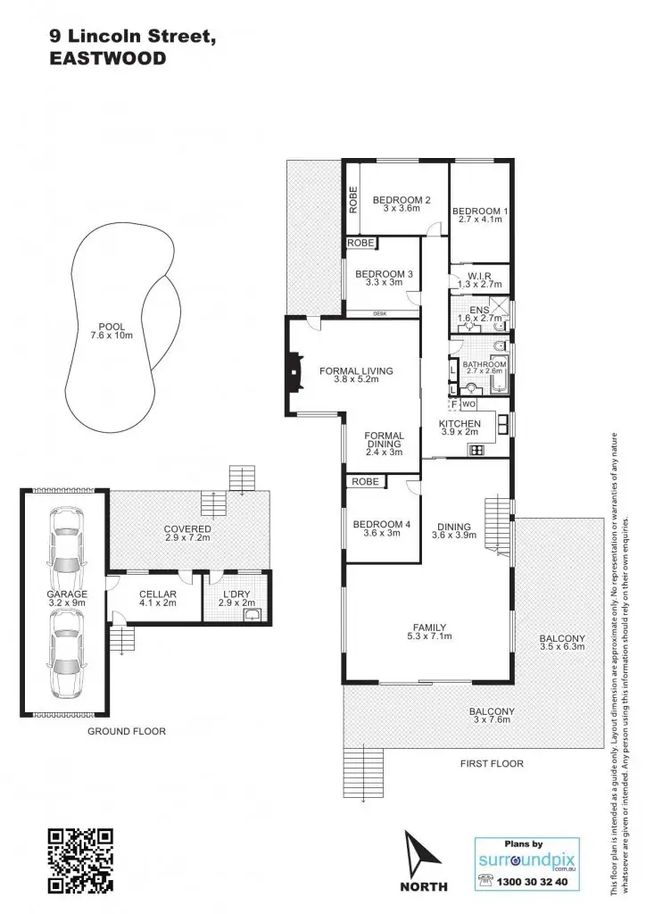 Floorplan of Homely house listing, 9 Lincoln Street, Eastwood NSW 2122