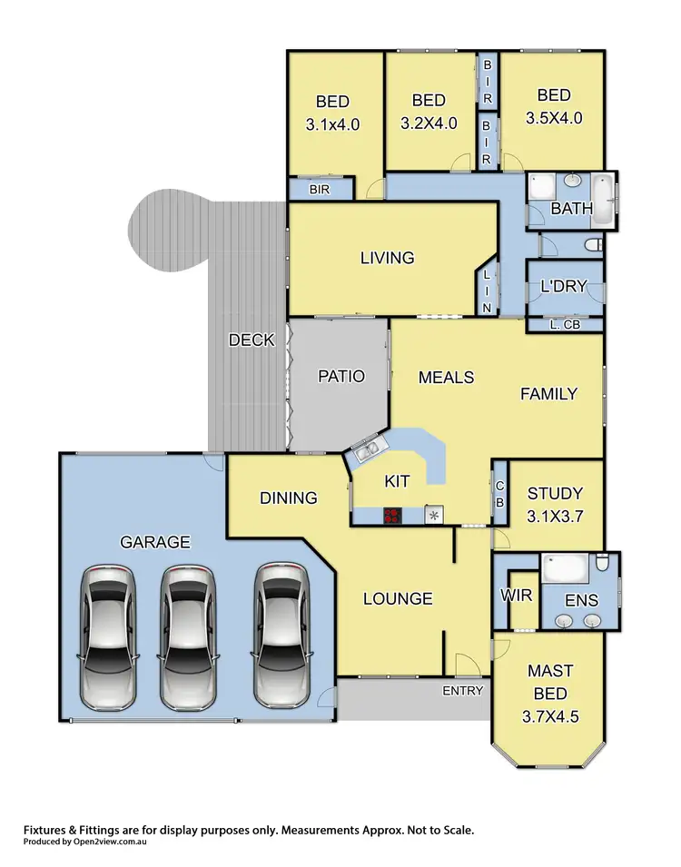 Floorplan of Homely house listing, 4 Pinot Place, Yarra Glen VIC 3775