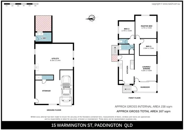Floorplan of Homely house listing, 15 Warmington Street, Paddington QLD 4064