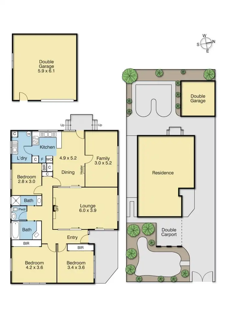 Floorplan of Homely house listing, 72 Barter Crescent, Forest Hill VIC 3131