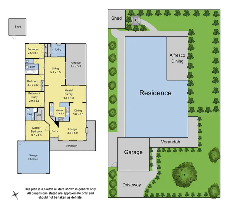 Floorplan of Homely house listing, 6 Glenpark Drive, Wonga Park VIC 3115