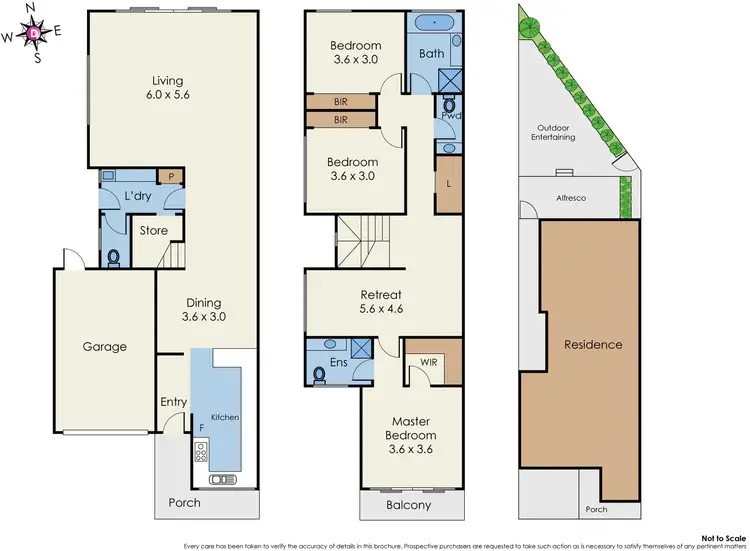Floorplan of Homely townhouse listing, 4/35 Latrobe Street, Cheltenham VIC 3192