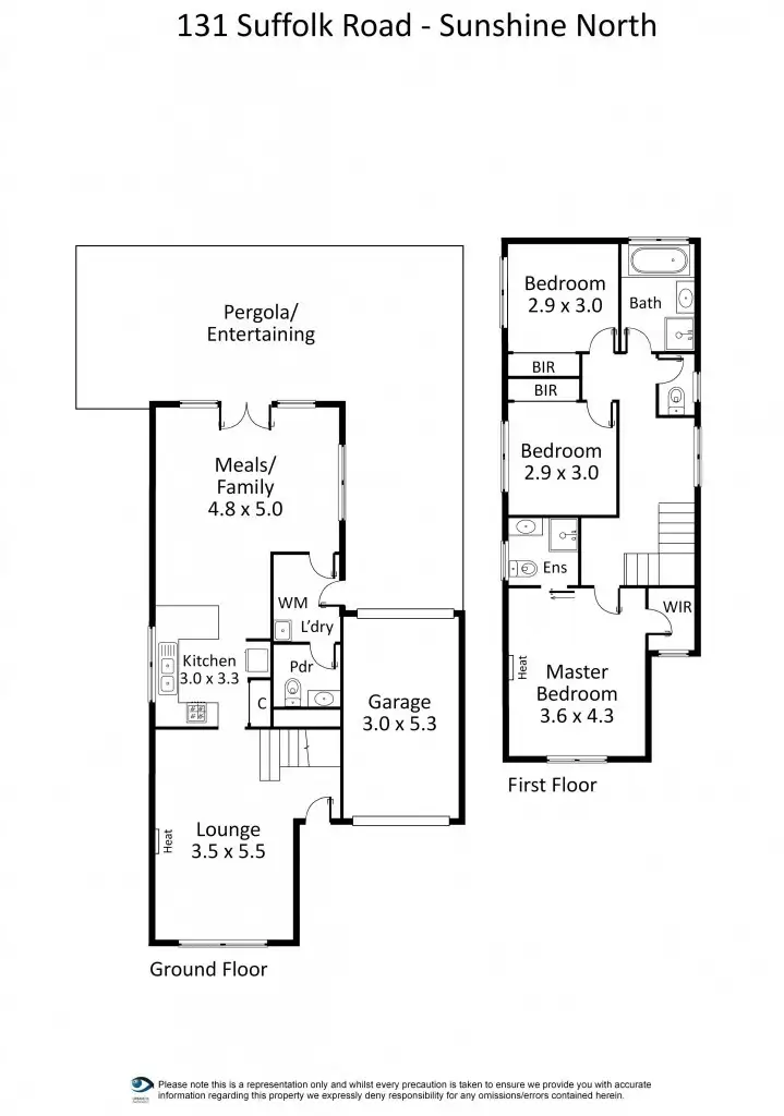 Floorplan of Homely house listing, 131 Suffolk Road, Sunshine North VIC 3020