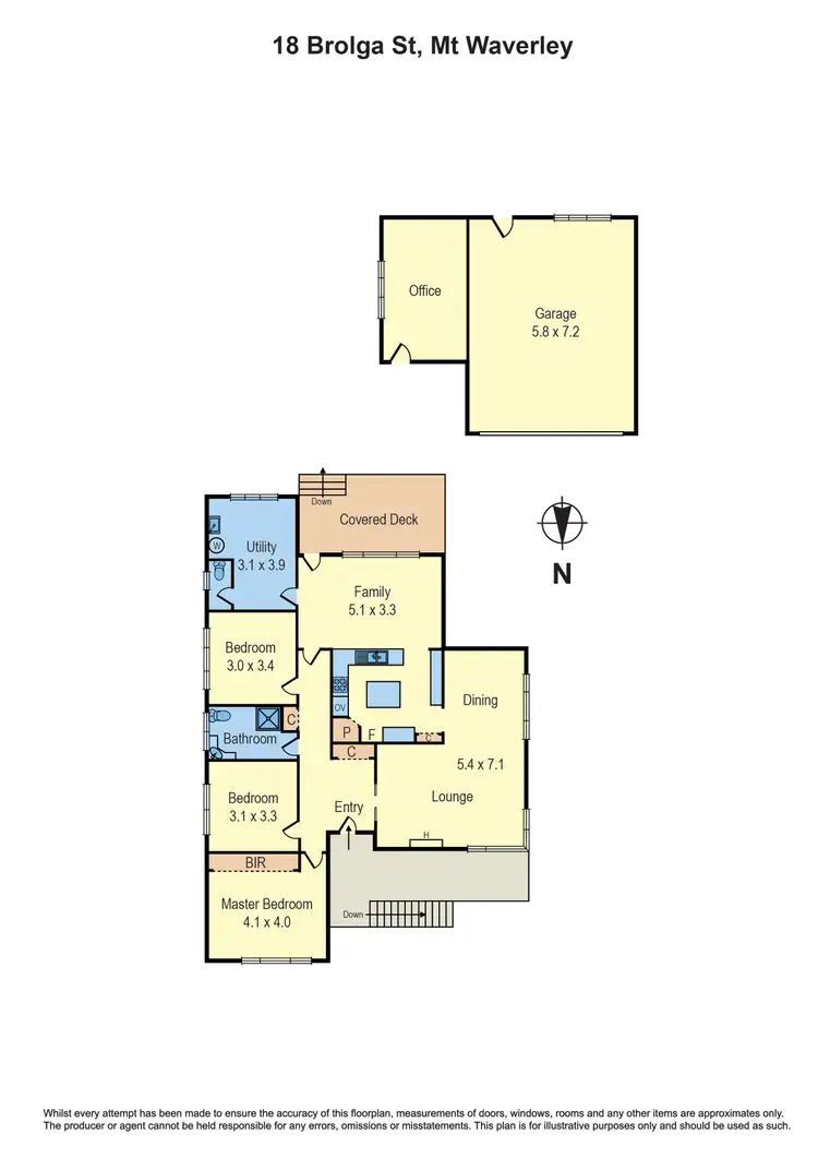 Floorplan of Homely house listing, 18 Brolga Street, Mount Waverley VIC 3149