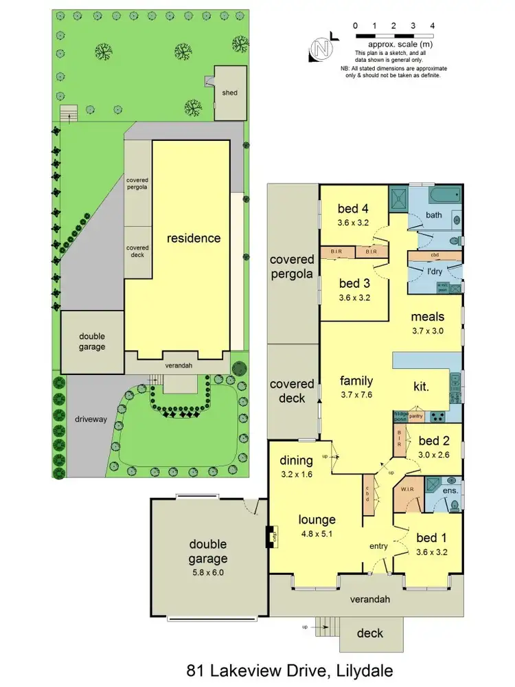 Floorplan of Homely house listing, 81 Lakeview Drive, Lilydale VIC 3140