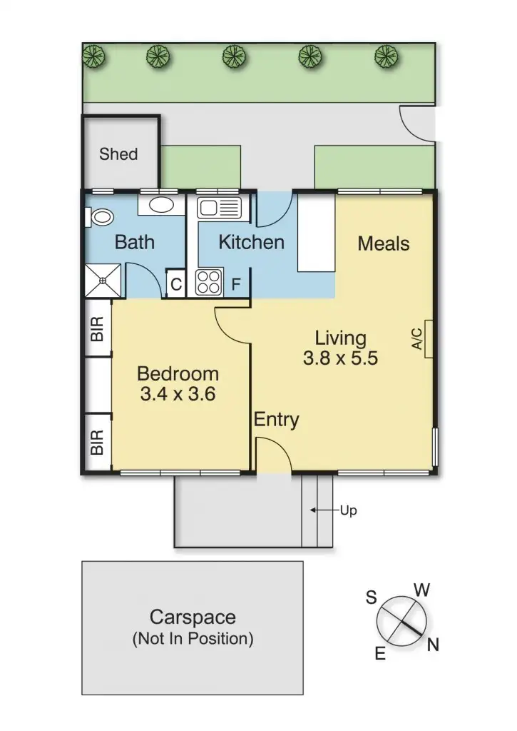 Floorplan of Homely unit listing, 3/63 Yuille Street, Frankston VIC 3199