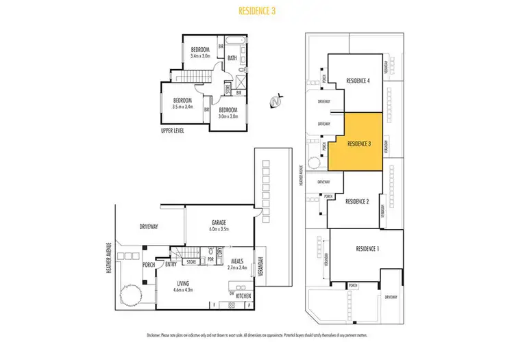 Floorplan of Homely townhouse listing, 4/29 Stenhouse Avenue, Brooklyn VIC 3012