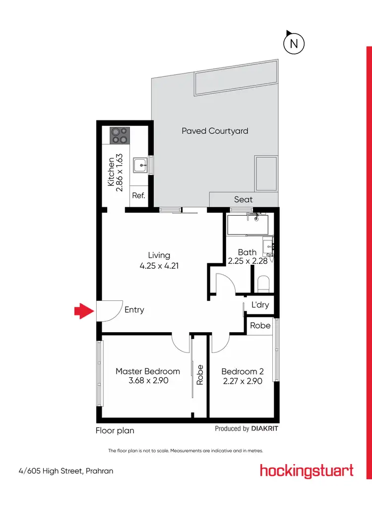 Floorplan of Homely apartment listing, 4/605 High Street, Prahran VIC 3181