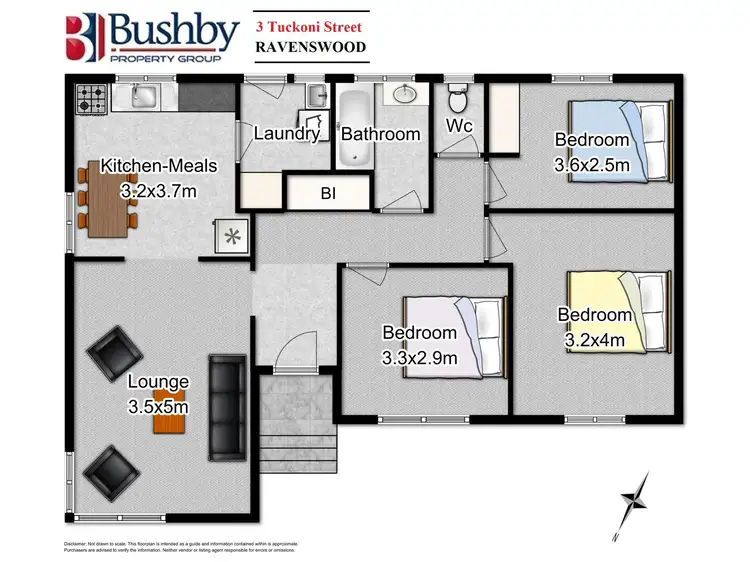 Floorplan of Homely house listing, 3 Tuckoni Street, Ravenswood TAS 7250