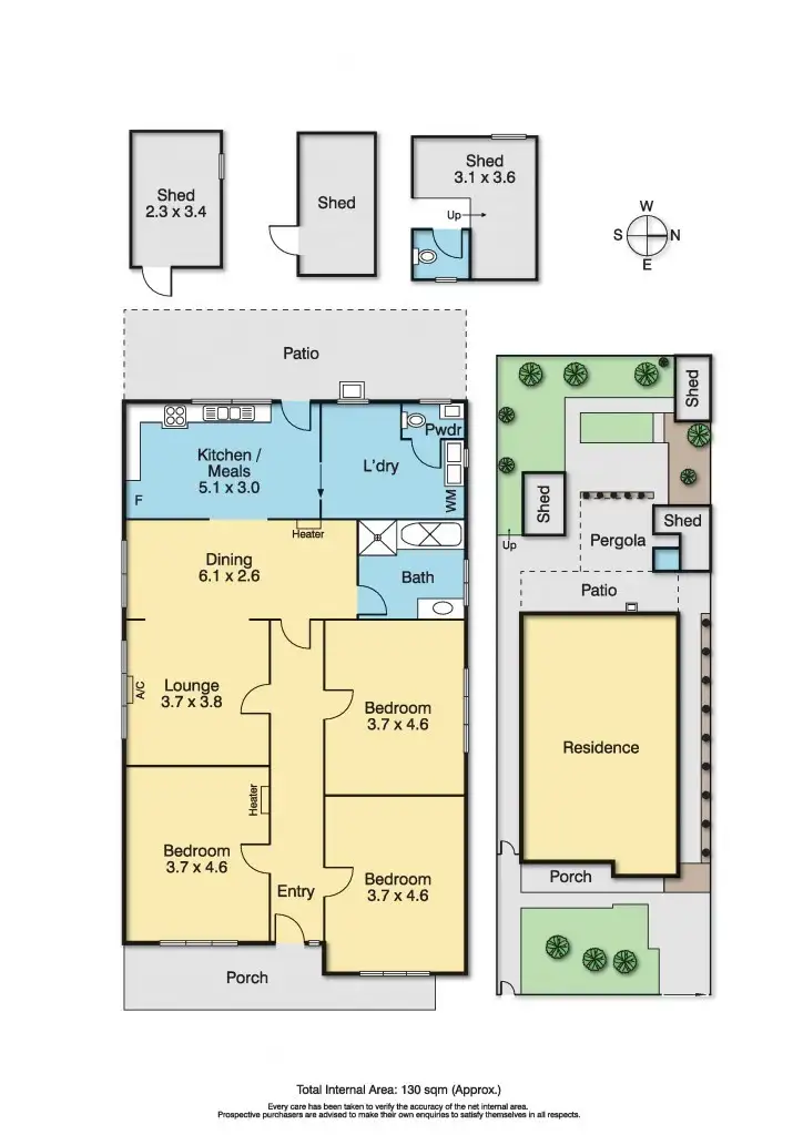 Floorplan of Homely house listing, 77 Nicholson Street, Coburg VIC 3058