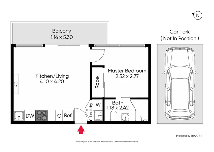 Floorplan of Homely apartment listing, 5/78 Westbury Street, St Kilda East VIC 3183