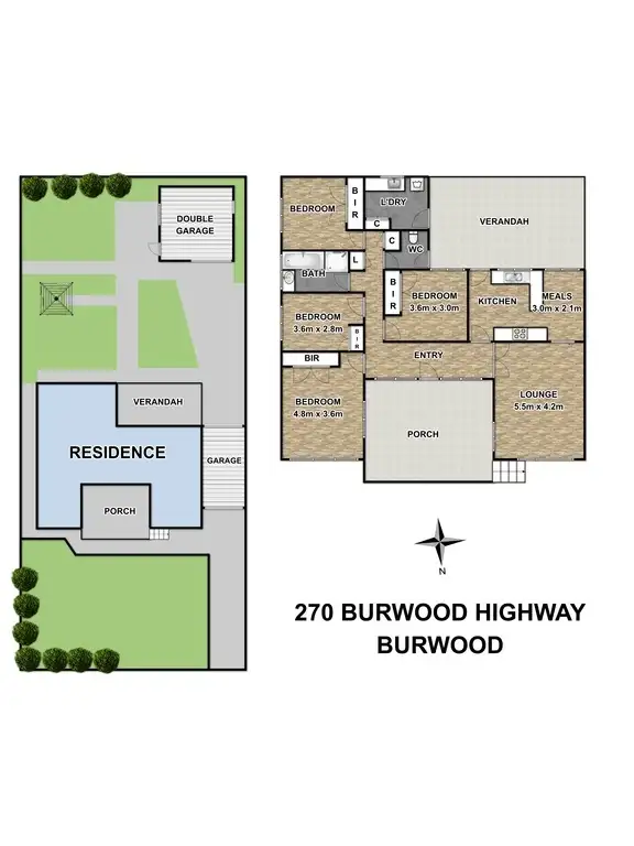 Floorplan of Homely house listing, 270 Burwood Highway, Burwood VIC 3125