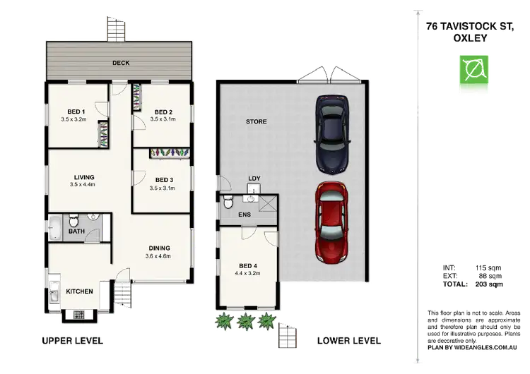 Floorplan of Homely house listing, 76 Tavistock Street, Oxley QLD 4075
