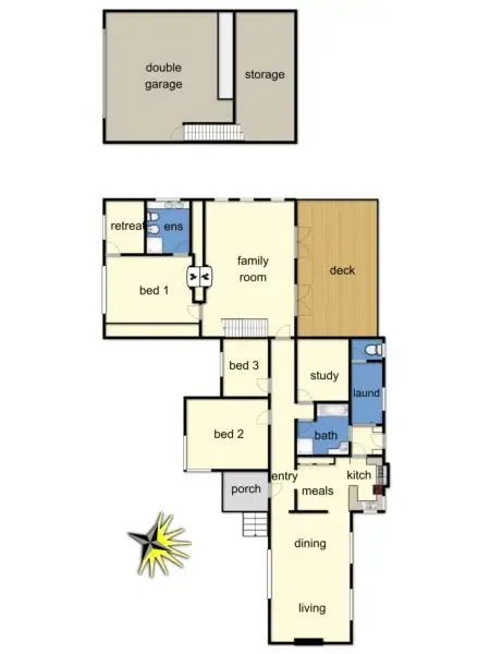 Floorplan of Homely house listing, 375. Barnes Road, Korumburra VIC 3950