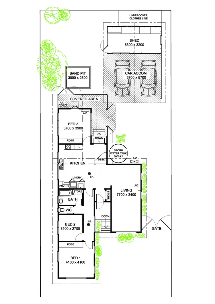 Floorplan of Homely house listing, 383 St Vincents Road, Nudgee QLD 4014
