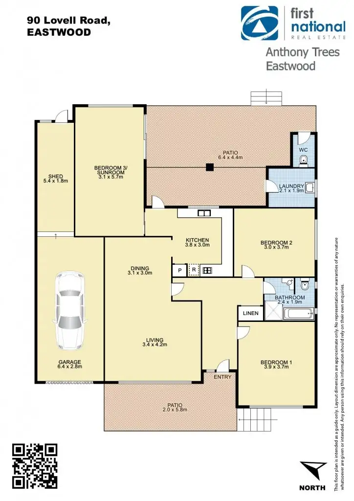 Floorplan of Homely house listing, 90 Lovell Road, Eastwood NSW 2122