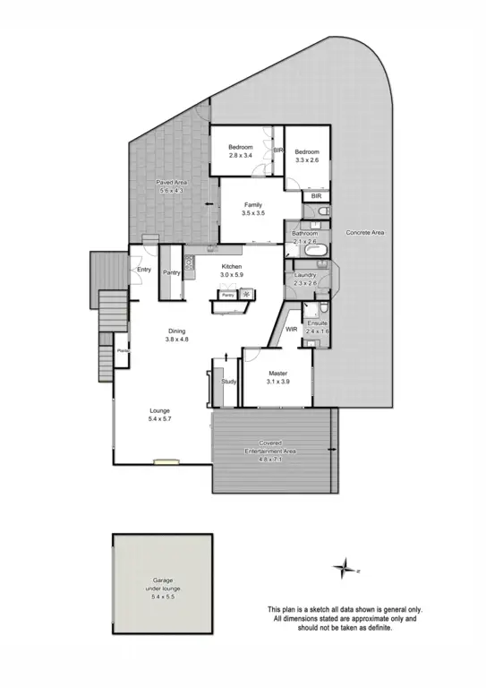Floorplan of Homely house listing, 8 Clipper Court, Ringwood VIC 3134