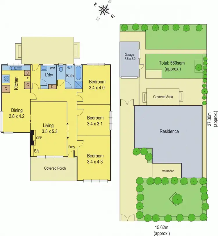 Floorplan of Homely house listing, 10 Fourth Avenue, Altona North VIC 3025
