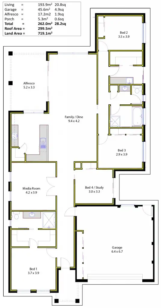 Floorplan of Homely house listing, 8 Pinnacle Place, Estella NSW 2650