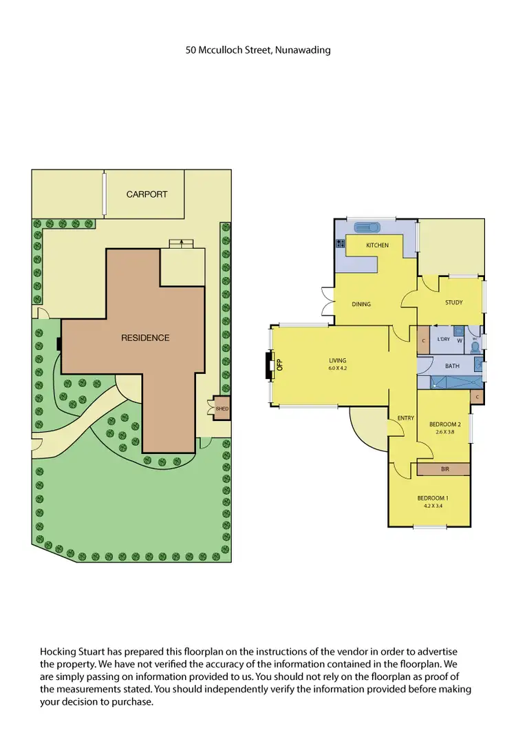 Floorplan of Homely house listing, 50 McCulloch Street, Nunawading VIC 3131
