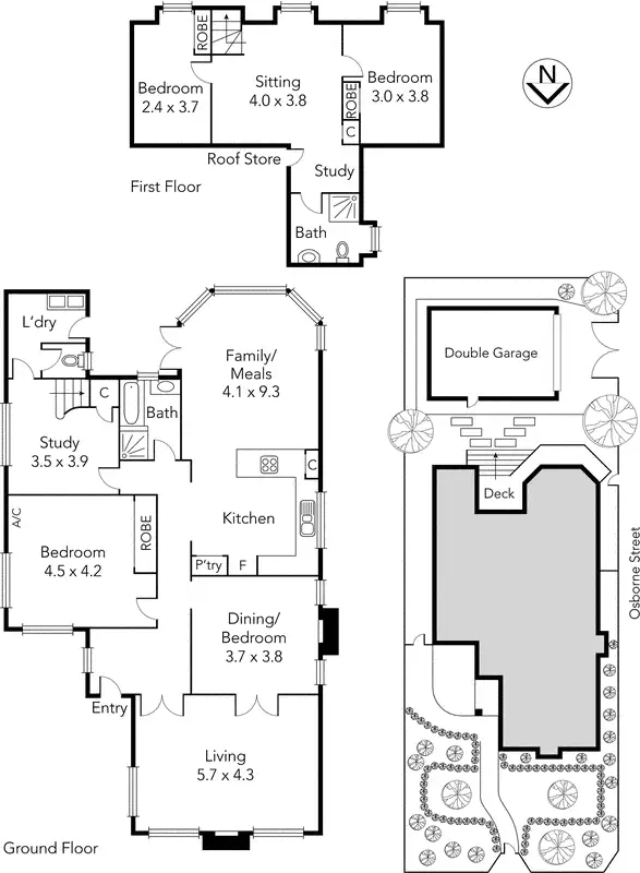 Floorplan of Homely house listing, 29 Auburn Avenue, Northcote VIC 3070