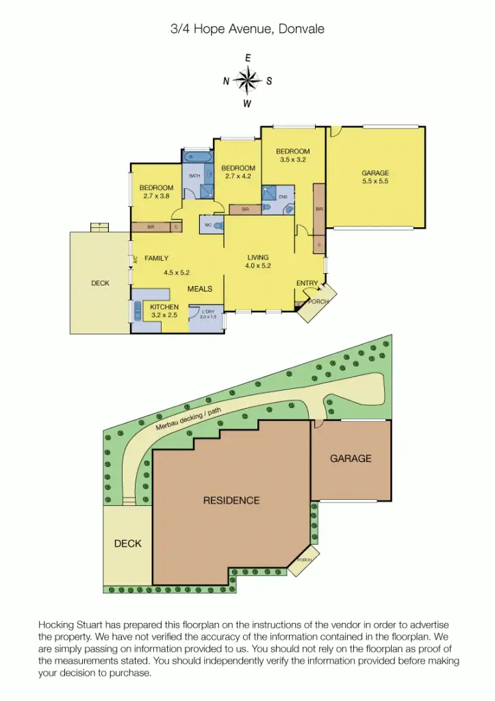 Floorplan of Homely unit listing, 3/4 Hope Avenue, Donvale VIC 3111