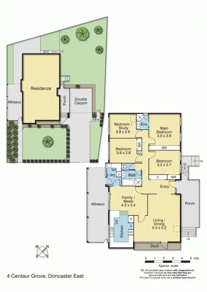 Floorplan of Homely house listing, 4 Centaur Grove, Doncaster East VIC 3109