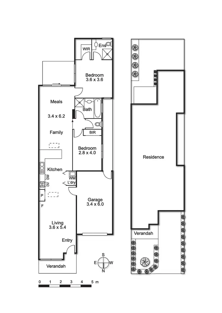Floorplan of Homely unit listing, 1/110 Neville Street, Carnegie VIC 3163