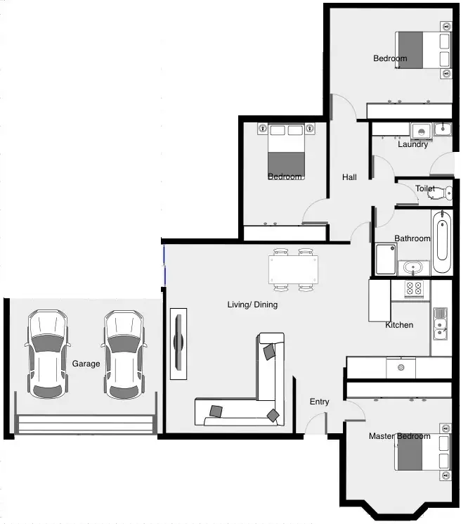 Floorplan of Homely house listing, 4 Taylor Drive, Mildura VIC 3500
