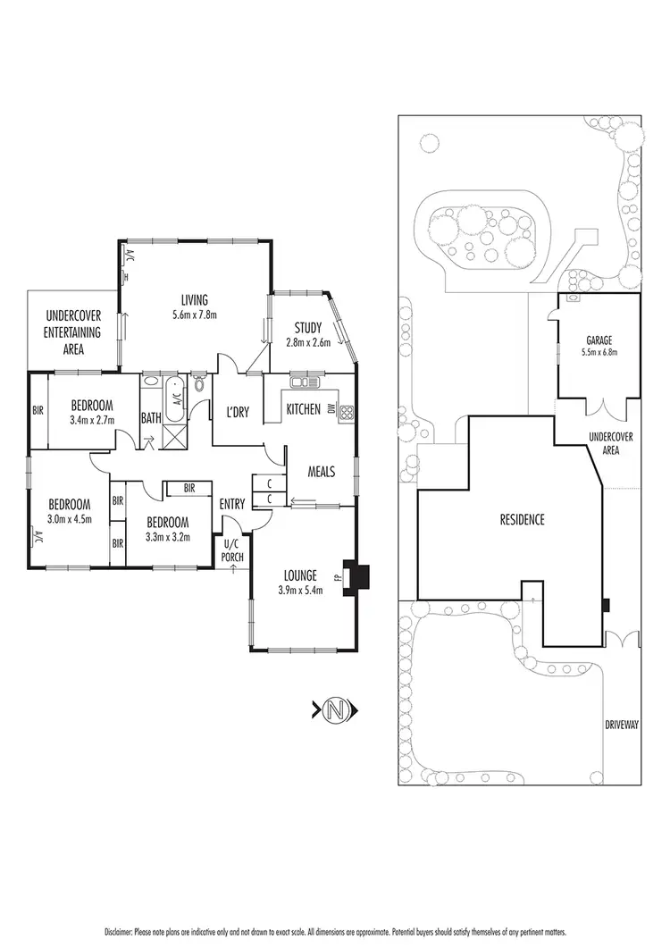 Floorplan of Homely house listing, 5 Parkside Crescent, Seaholme VIC 3018