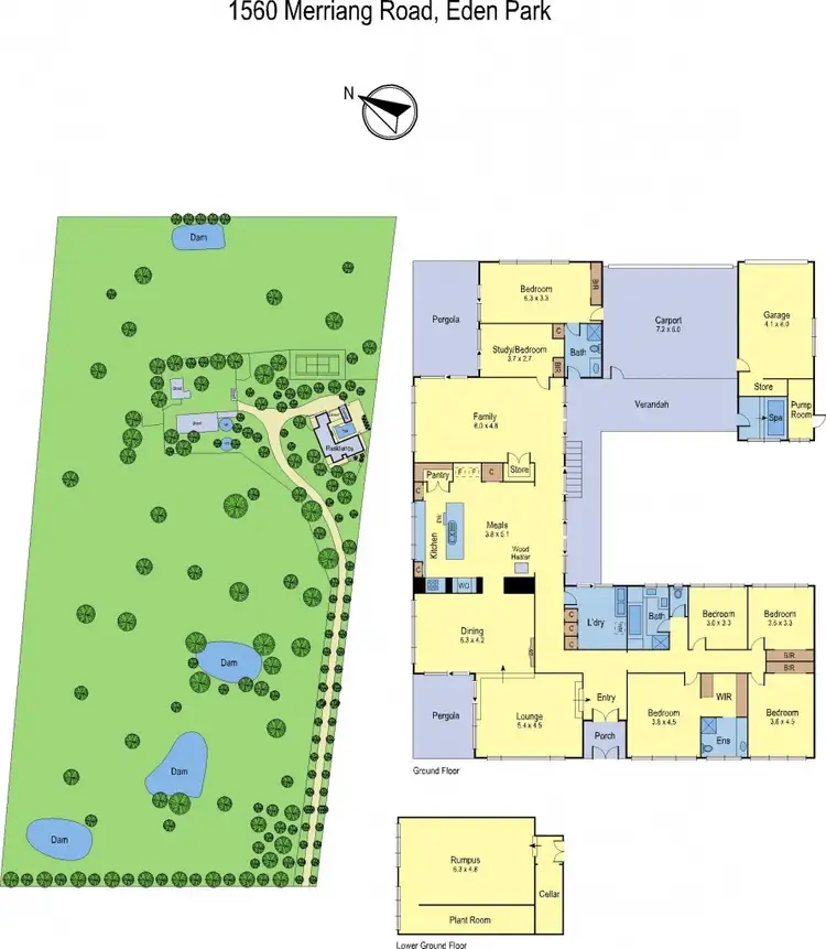 Floorplan of Homely house listing, 1560 Merriang Road, Eden Park VIC 3757