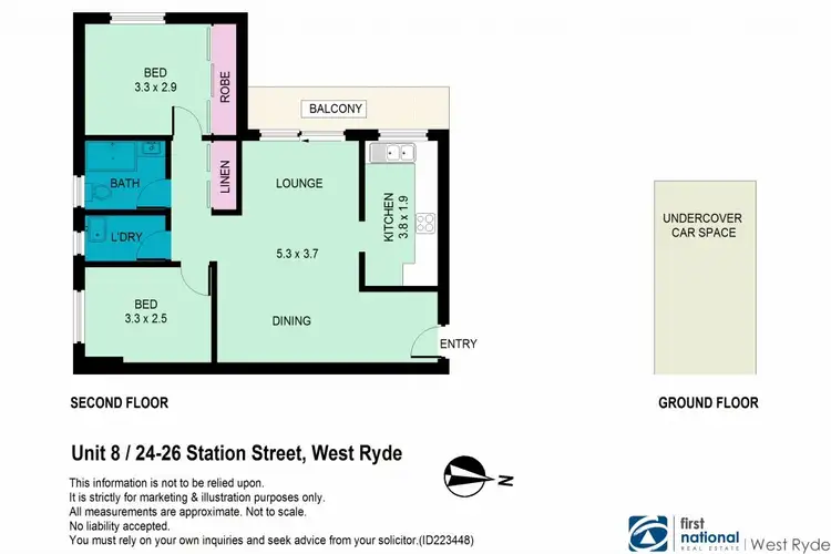 Floorplan of Homely unit listing, 8/24-26 Station Street, West Ryde NSW 2114