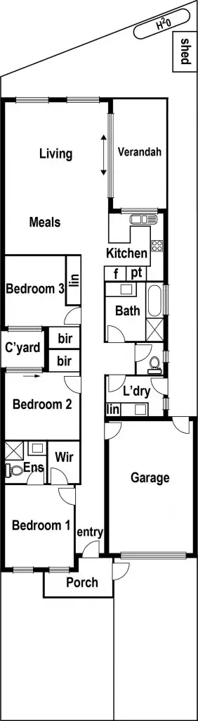 Floorplan of Homely house listing, 3B Vasey Avenue, Lalor VIC 3075