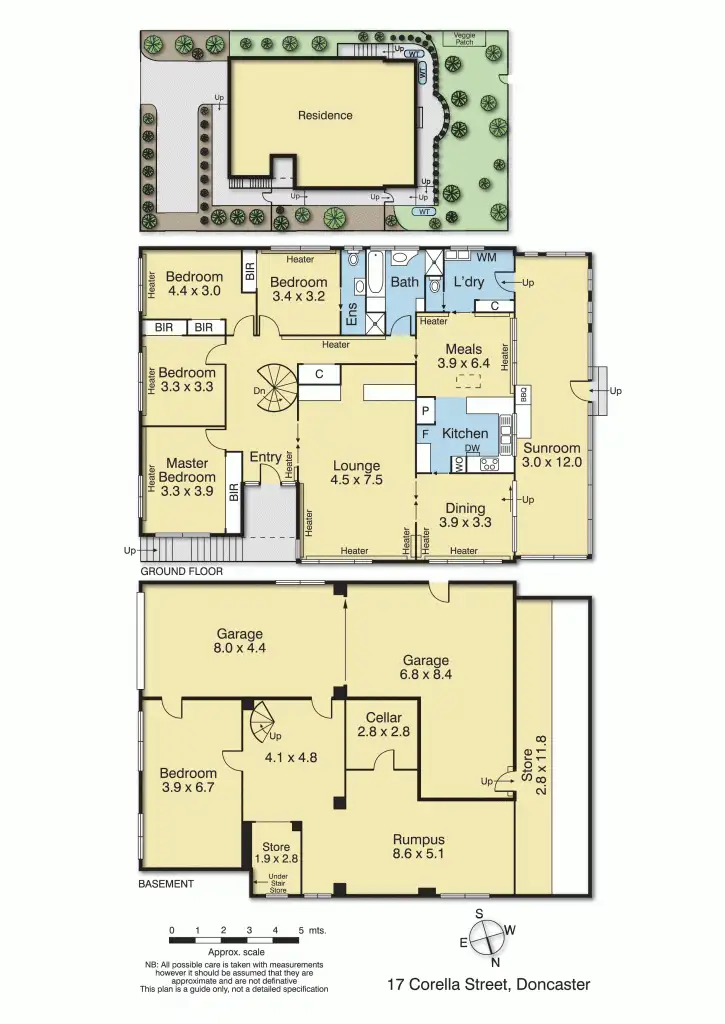 Floorplan of Homely house listing, 17 Corella Street, Doncaster VIC 3108