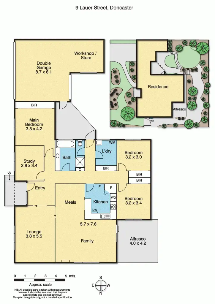 Floorplan of Homely house listing, 9 Lauer Street, Doncaster VIC 3108