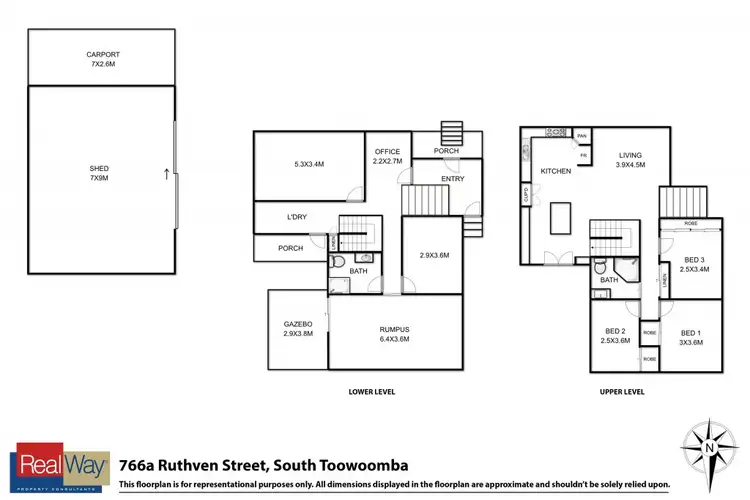 Floorplan of Homely house listing, 766a Ruthven Street, South Toowoomba QLD 4350