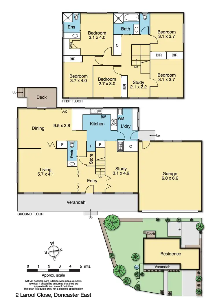 Floorplan of Homely house listing, 2 Larool Close, Doncaster East VIC 3109