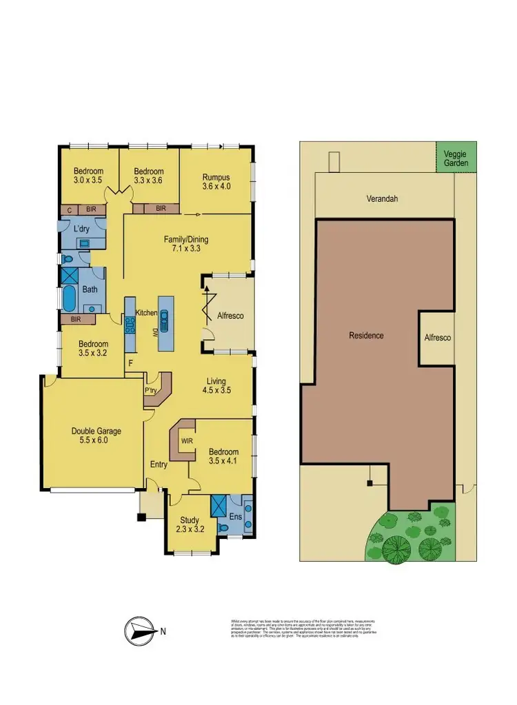 Floorplan of Homely house listing, 7 Giddens Road, Mernda VIC 3754