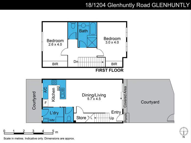 Floorplan of Homely apartment listing, 18/1204 Glenhuntly Road, Glen Huntly VIC 3163
