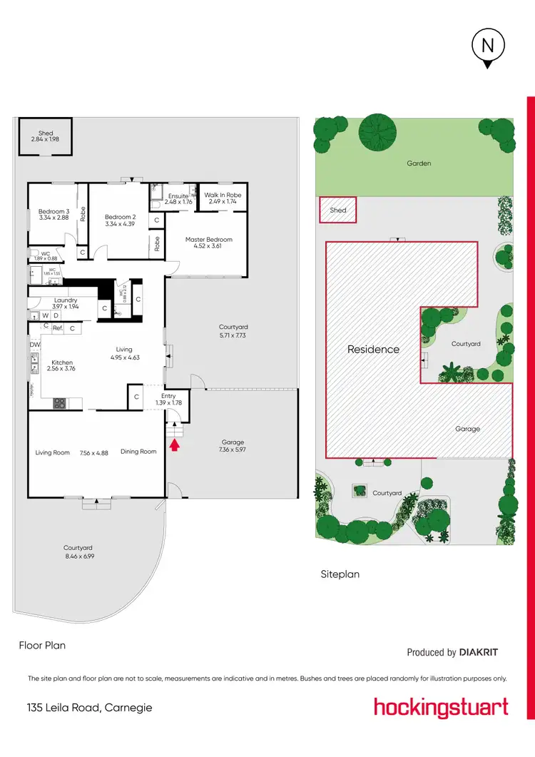 Floorplan of Homely house listing, 135 Leila Road, Carnegie VIC 3163