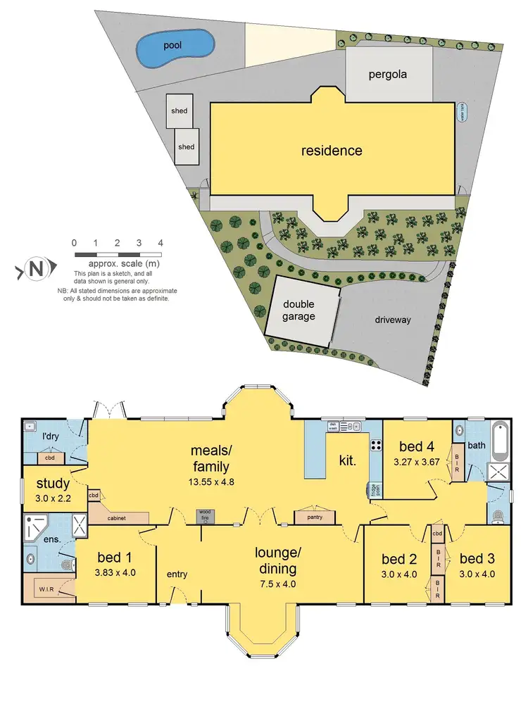 Floorplan of Homely house listing, 10 Hoddle Place, Diamond Creek VIC 3089
