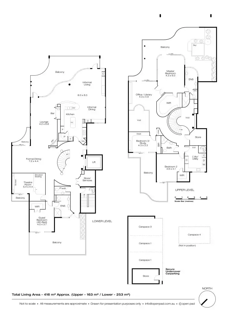 Floorplan of Homely apartment listing, 4/16 The Avenue, Crawley WA 6009