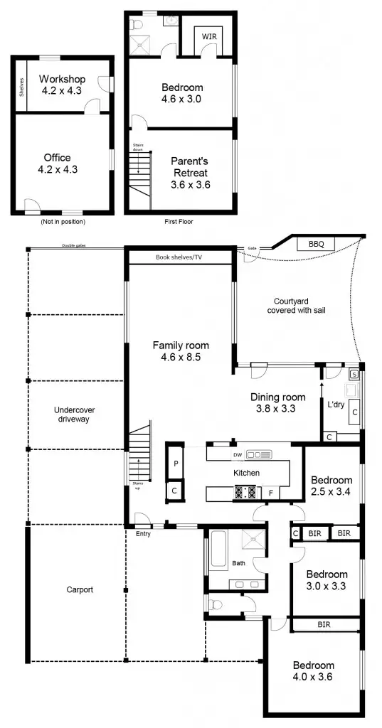 Floorplan of Homely house listing, 429 Lake Albert Road, Kooringal NSW 2650
