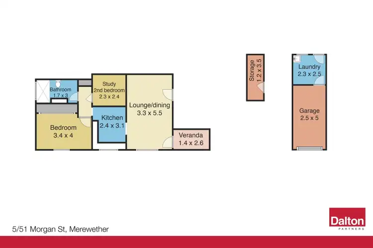 Floorplan of Homely unit listing, 5/51 Morgan Street, Merewether NSW 2291